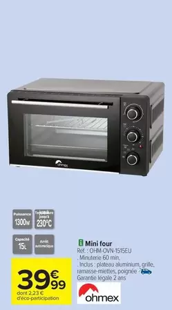 Mini Four Réf. : Châmpion-fissu offre à 39,99€ sur Carrefour Contact