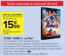 Avril - Le Film offre à 15,99€ sur Carrefour Contact