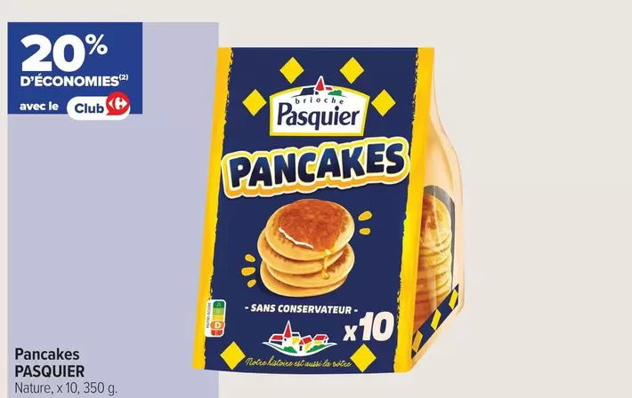 Pasquier - Pancakes offre sur Carrefour City
