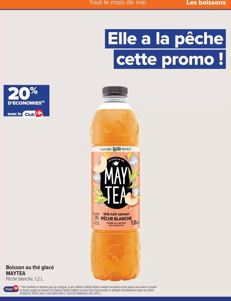 Boisson Au The Glace offre sur Carrefour City