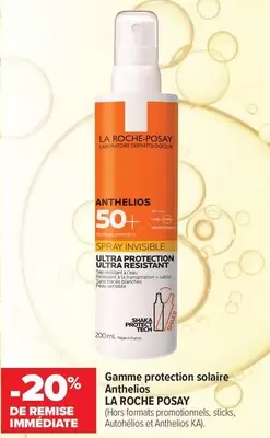 Roche Posay - Gamme Protection Solaire Anthelios offre sur Carrefour City