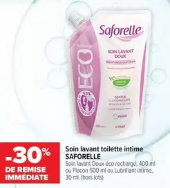 Saforelle - Soin Lavant Toilette Intime offre sur Carrefour City
