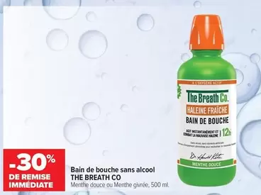 The Breath Co - Bain De Bouche Sans Alcool offre sur Carrefour City