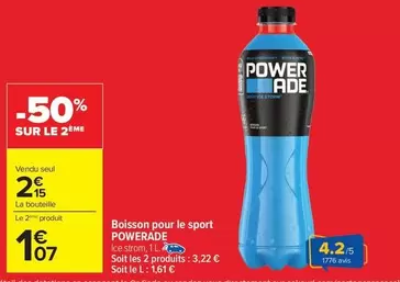 Powerade - Boisson Pour Le Sport offre à 2,15€ sur Carrefour City