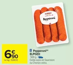 Elpozo - Pepperoni offre à 6,9€ sur Carrefour City