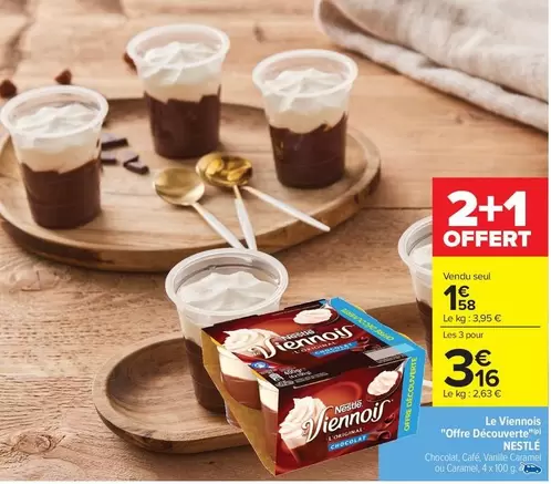 Nestlé - Le Viennois offre à 1,58€ sur Carrefour City