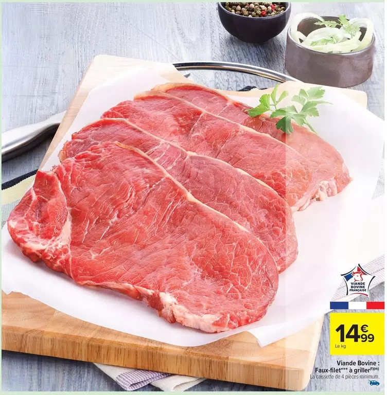 Viande Bovine: Faute Batter À L'ail offre à 14,99€ sur Carrefour Market