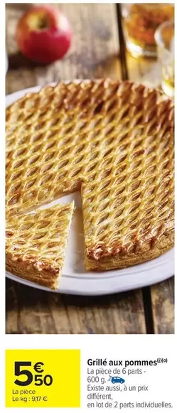 Grille Aux Pommes offre à 5,5€ sur Carrefour Market