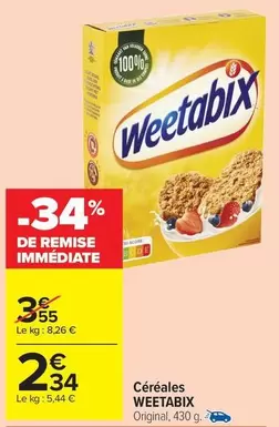 Weetabix - Céréales offre à 2,34€ sur Carrefour Market