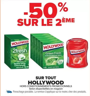 Hollywood - Sur Tout offre sur Carrefour Market