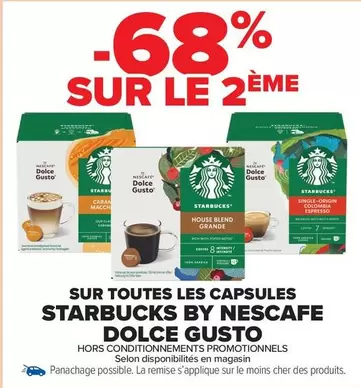 Nescafé - Sur Toutes Les Capsules Starbucks By offre sur Carrefour Market
