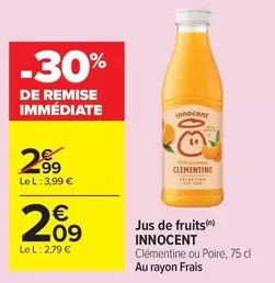 Innocent - Jus De Fruits offre à 2,09€ sur Carrefour Market