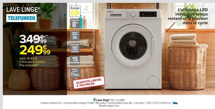 Telefunken - Téléfonction offre à 249,99€ sur Carrefour Market