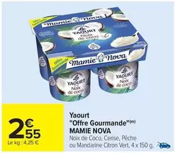 Mamie Nova - Yaourt "Offre Gourmande" offre à 2,55€ sur Carrefour Market