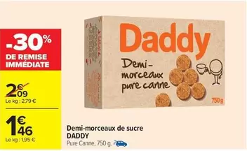 Daddy - Demi-morceaux De Sucre offre à 1,46€ sur Carrefour Market