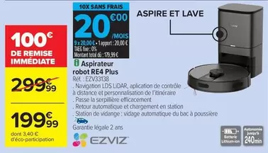 Total - Aspirateur Robot P24 Plus offre à 199,99€ sur Carrefour Market