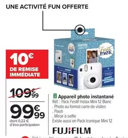 Instax - Appareil Photo Instantané offre à 99,99€ sur Carrefour