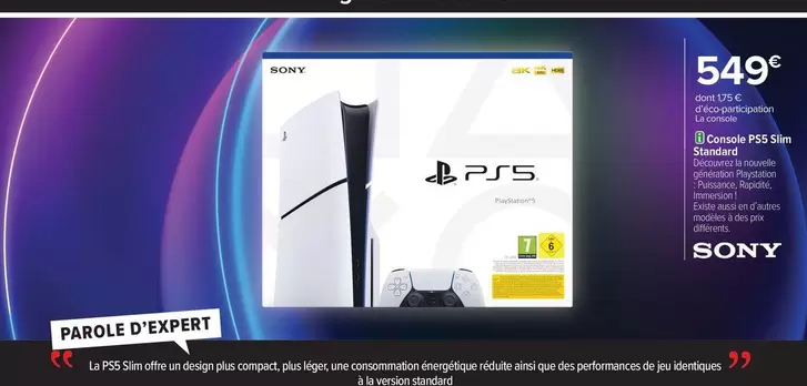 Sony - I-clips offre à 549€ sur Carrefour
