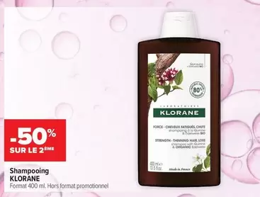 Shampooing offre sur Carrefour