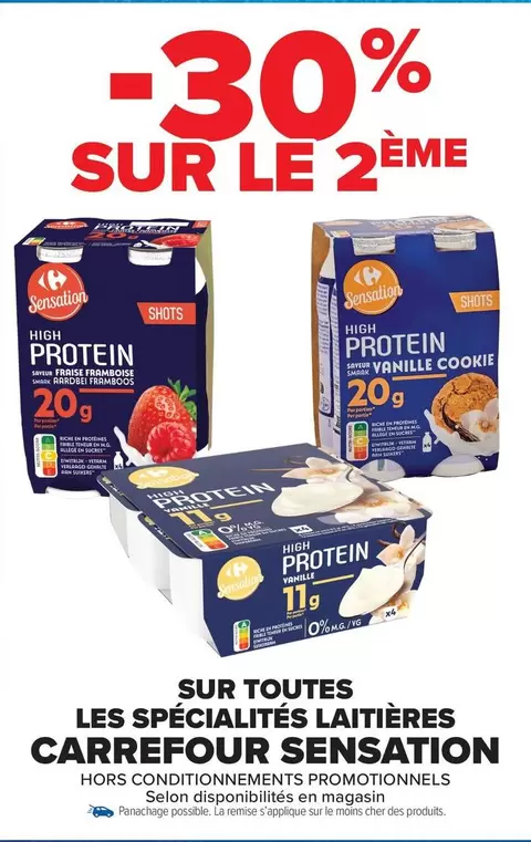 Carrefour - Sur Toutes Les Spécialités Laitières offre sur Carrefour Drive