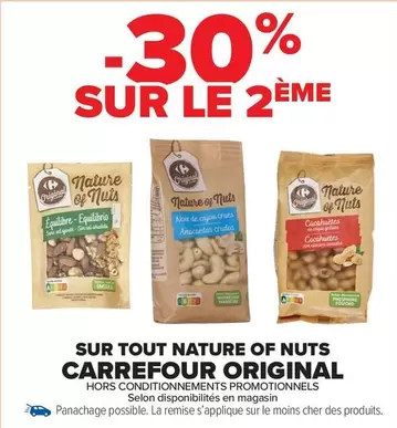 Carrefour - Sur Tout Nature Of Nuts offre sur Carrefour Drive