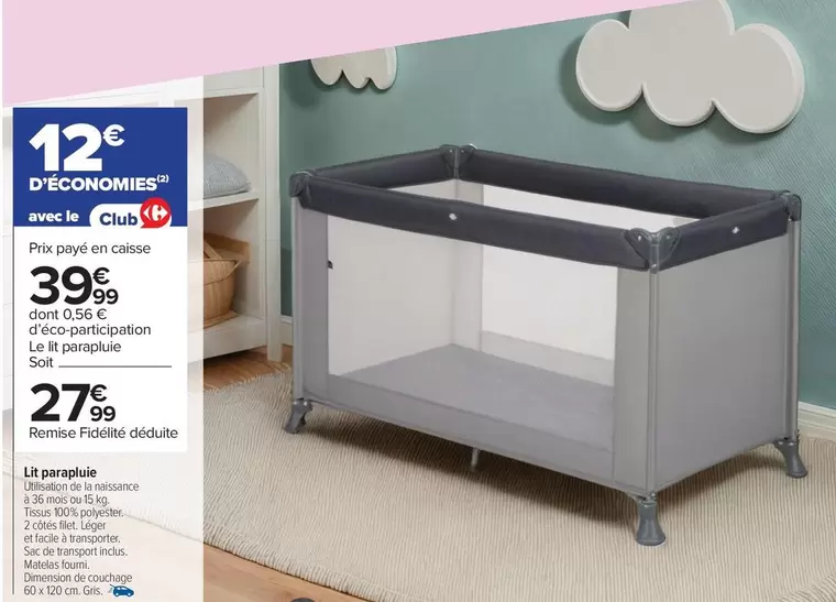 Facile - Le Parure offre sur Carrefour Drive