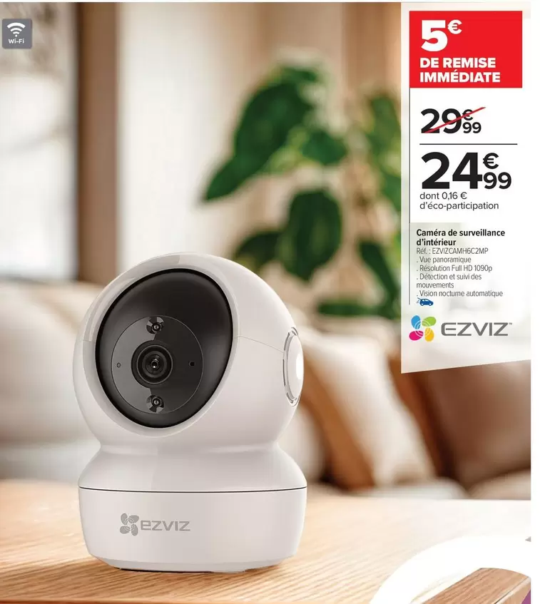 Ezviz - Camisette De Surtieres offre à 24,99€ sur Carrefour Drive