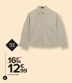 Tex - Chemise Homme offre sur Carrefour Drive