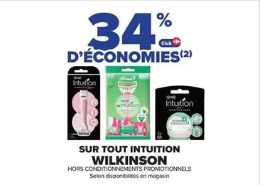 Wilkinson - Sur Tout Intuition offre sur Carrefour Drive