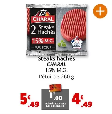 Charal - Steaks Hachés offre à 5,49€ sur Coccimarket