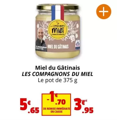 Les Compagnons Du Miel - Miel Du Gâtinais offre à 3,95€ sur Coccimarket