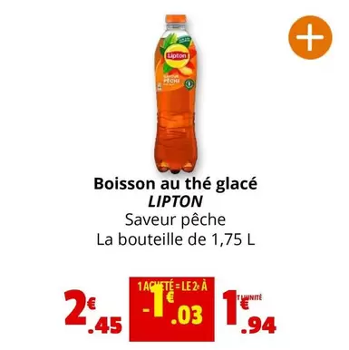 Lipton - Boisson Au Thé Glacé offre à 2,45€ sur Coccimarket