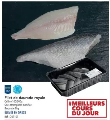 Chef - Filet De Daurade Royale offre sur Metro