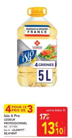 Lesieur - Progressionnel offre à 13,1€ sur Metro