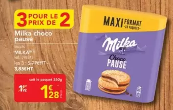 Milka -  Choco Pause offre à 1,28€ sur Metro