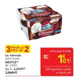 Nestlé - Le Viennois offre à 1,01€ sur Metro