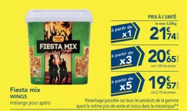 Mix - Fiesta offre à 21,74€ sur Metro