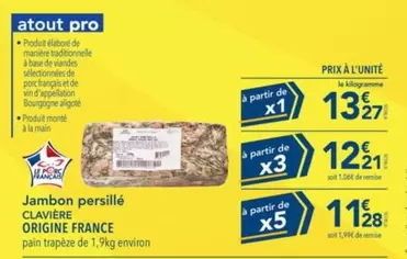 Jambon Persillé offre à 12,21€ sur Metro