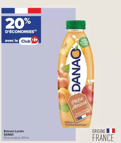 Danao - Boisson Lactée offre sur Carrefour Express