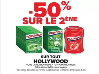 Hollywood - Sur Tout offre sur Carrefour Express