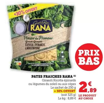 Rana - Pâtes Fraîches offre à 2,89€ sur U Express