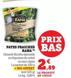 Rana - Pates Fraiches offre à 2,89€ sur U Express