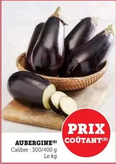 Aubergine offre sur Super U