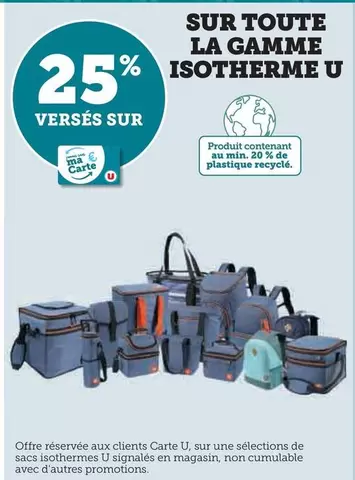U - Isotherme offre sur Super U