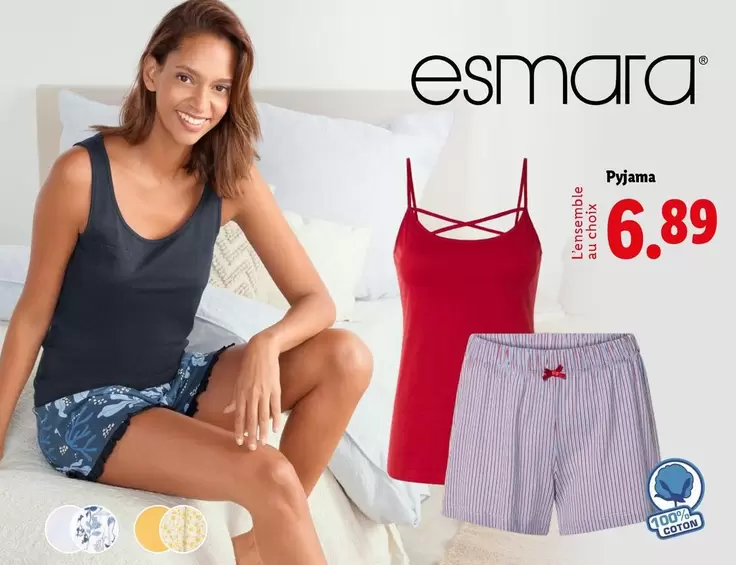 Esmara - Pyjama offre à 6,89€ sur Lidl