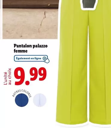 Esmara - Pantalon Palazzo Femme offre à 9,99€ sur Lidl