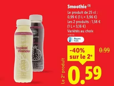 Solevita - Smoothie offre à 0,99€ sur Lidl