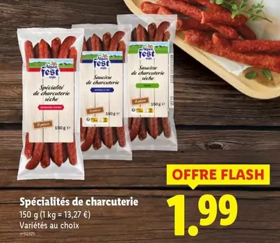 Alpen Fest - Spécialités De Charcuterie offre à 1,99€ sur Lidl