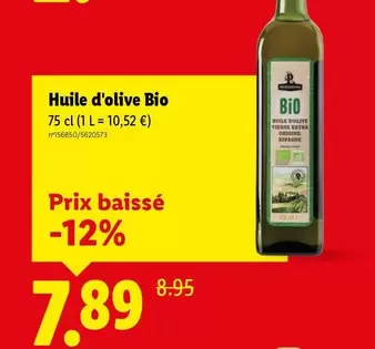 Primadonna - Huile D'Olive Bio offre à 7,89€ sur Lidl