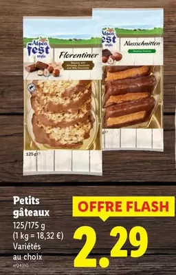 Alpen Fest - Petits Gâteaux offre à 2,29€ sur Lidl